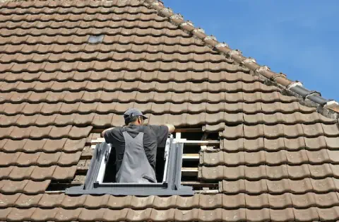 Pose de velux - Valff